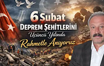 Başkan Özbek'ten 6 Şubat Depremlerinin Üçüncü Yıl Dönümü Mesajı
