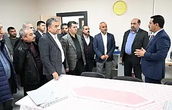 Başkan Taşkın, tamamlanan projeleri teşkilatla inceledi