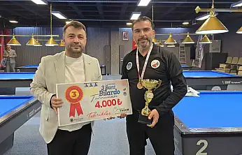 Battalgazi'de 3 Bant Bilardo Turnuvası sona erdi