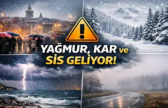 Birçok İlde Yağmur, Yükseklerde Kar Geliyor