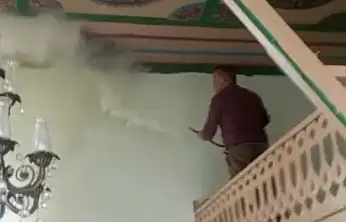 Darende'de camide korkutan yangın