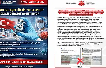DMM'den BioNTech İddialarına Net Yanıt