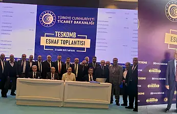 ESKKK Başkanı Evren, TESKOMB Esnaf Toplantısına Katıldı