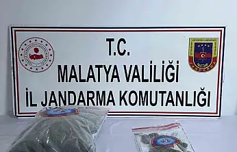 Malatya'da 3 kilo 348 gram kubar esrar ele geçirildi