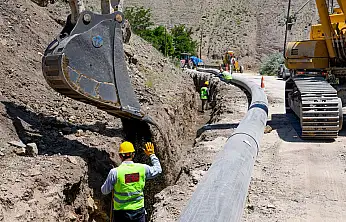 Malatya'da 38 kilometrelik isale hattı çalışması