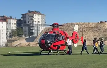 Malatya'da ambulans helikopter 70 yaşındaki hasta için havalandı