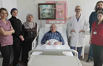 Malatya'da aort yırtığı kapalı yöntemle onarıldı