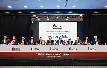 Malatya'da inşaat sektörünün sorunları 7. Çalıştay'da konuşuldu