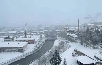 Malatya'da kar yağışı etkisini arttırdı