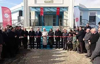 Malatya'da Kubbetü's-Sahra Cami ibadete açıldı