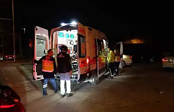 Malatya'da motokurye kazada yaralandı