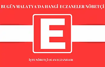 Malatya'da Nöbetci Eczane