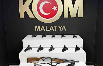 Malatya'da ruhsatsız silah operasyonu