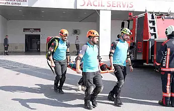 Malatya Eğitim ve Araştırma Hastanesi'nde yangın tatbikatı