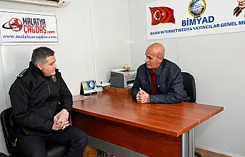 Malatya İl Emniyet Müdürü Kayhan Ay'dan BİMYAD Genel Merkezi'ne Ziyaret