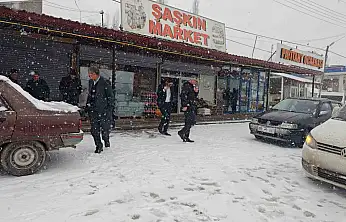 Malatya kırsalında kar yağışı etkili oluyor