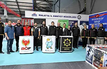 Malatya Kitap Fuarı'nda Emniyet'ten bilgilendirme standı