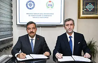 Malatya Turgut Özal Üniversitesi'nde Toplu İş Sözleşmesi İmzalandı