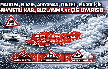 Malatya ve Çevresinde Don ve Buzlanmaya Dikkat