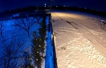 Meteorun düşme anı kamerada