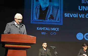 Usta Sanatçı Kahtalı Mıçe şarkılarıyla anıldı