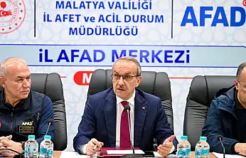 Vali Seddar Yavuz İl Afet Risk Azaltma Planı Toplantısına Katıldı
