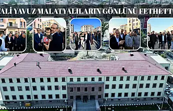 Vali Yavuz Malatyalıların gönlünü fethetti