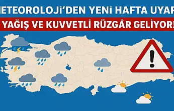 Yağış ve Kuvvetli Rüzgâr Geliyor!