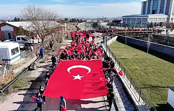Yeşilyurt'ta 'Tek Bayrak, Tek Vatan' Gençlik bayrak yürüyüşü