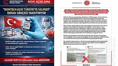 DMM'den BioNTech İddialarına Net Yanıt