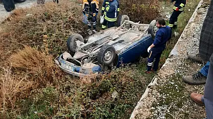 Otomobil Takla Attı 1 Ölü