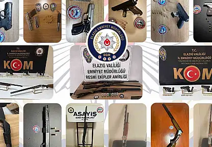 Elazığ'da kesinleşmiş hapis cezası bulunan 115 zanlı tutuklandı