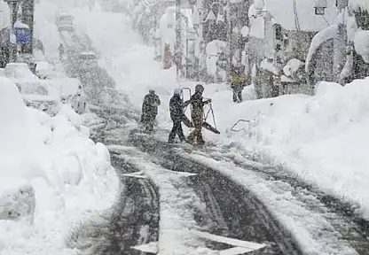 Japonya'da kar felaketi: 46 ölü, 558 yaralı