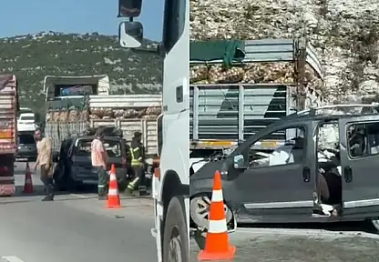 Kaza Değil Katliam Otoyolda Tıra Çarpan Araçta 5 Kişi Can Verdi