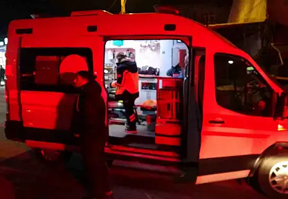 Dur İhtarına Uymayan Motosikletli Kaza Yaptı