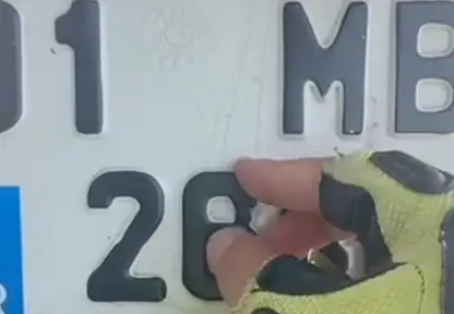 Sahte Plaka Kullanan Motosiklet Sürücüsüne 30 Bin TL Ceza Kesildi