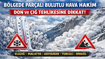 Bölgede Parçalı ve Çok Bulutlu Hava Hakim: Çığ Tehlikesine Dikkat!