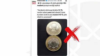 DMM, '10 TL değerinde madeni para olduğu' iddialarını yalanladı