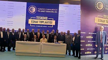 ESKKK Başkanı Evren, TESKOMB Esnaf Toplantısına Katıldı