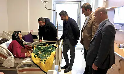Akçadağ Belediye Başkanı Ulutaş'tan hastane ziyareti