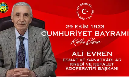 Başkan Evren'den 29 Ekim Cumhuriyet Bayramı Mesajı