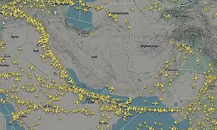 İran hava sahasını geçici olarak kapattı