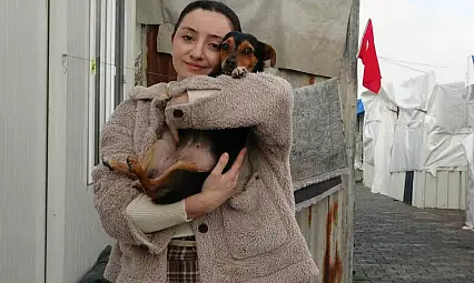 Malatya'da konteyner kentin Boncuk'u milyonların sevgilisi oldu