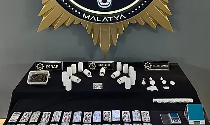 Malatya'da uyuşturucu operasyonu: 14 gözaltı