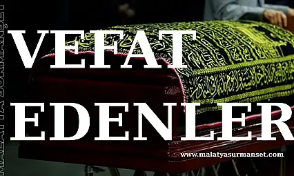 Malatya'da Vefat Edenler