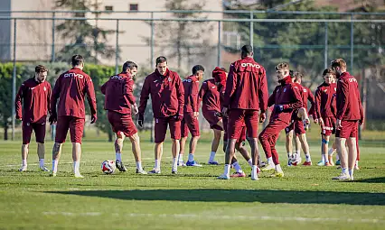 Trabzonspor, Fenerbahçe maçı hazırlıklarını sürdürdü