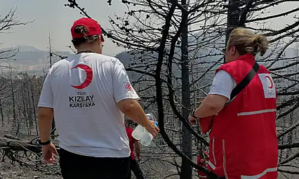 Türk Kızılay'dan Yangın Bölgelerine Acil Beslenme Destekleri