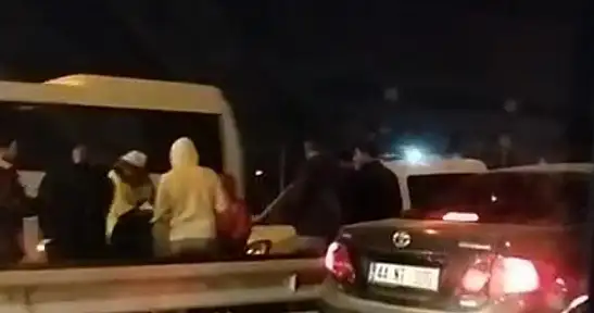 Malatya'da zincirleme trafik kazası: 2 yaralı