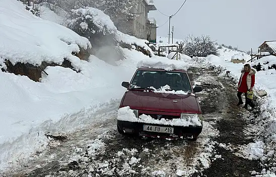 Battalgazi Belediyesi'nden Zor Kış Şartlarında Örnek Çalışma