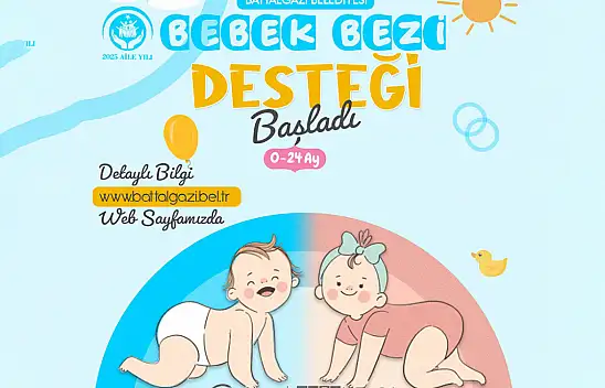 Battalgazi'den Ailelere Müjde Bebek Bezi Desteği Başladı!